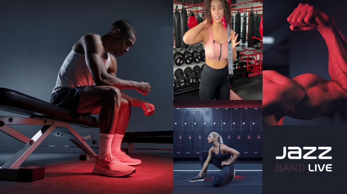 red light therapy for athletes jazz band live
