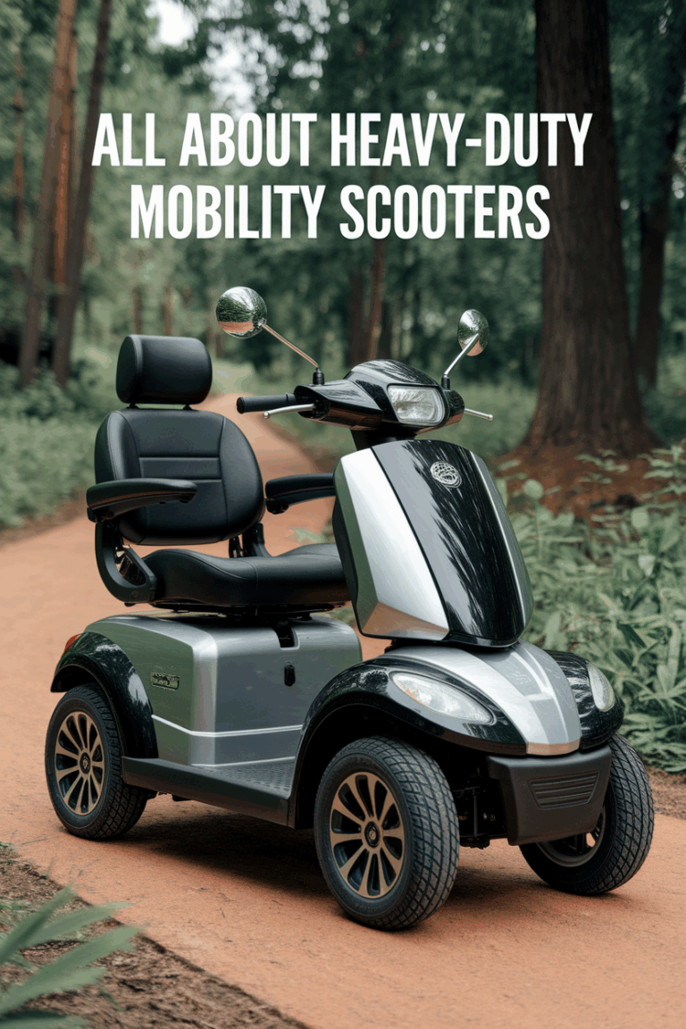 All about heavy-duty mobility scooters