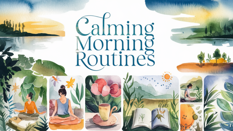calming morning routines new habits