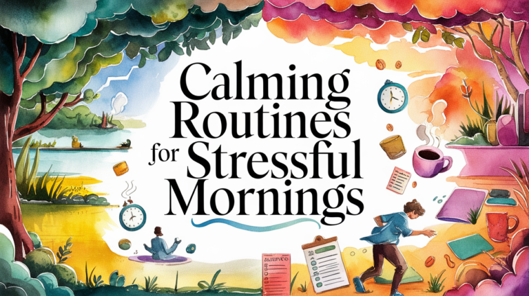 Calming Morning Routines for When There’s No Time to Relax
