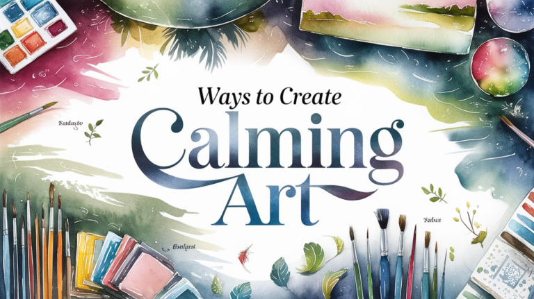 ways to create calming art 2