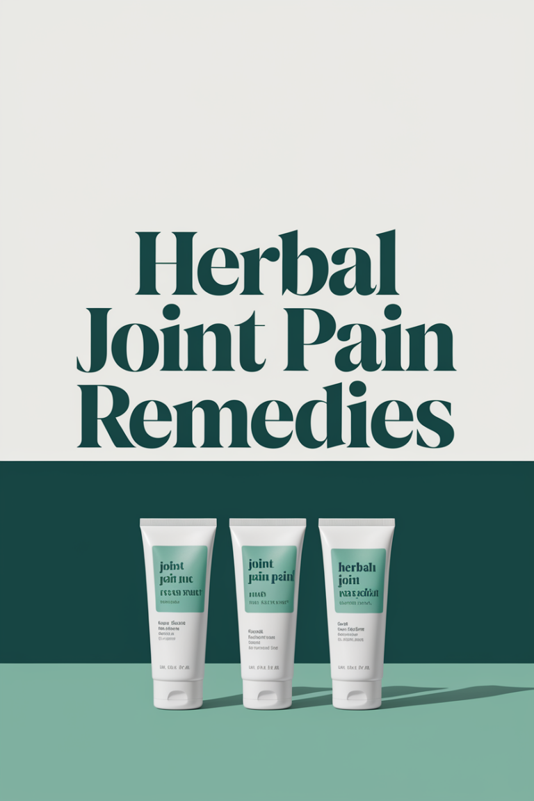 7 Herbal Joint Pain Remedies (Nature’s Secret Weapon)