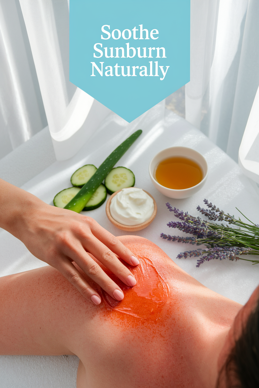 soothe sunburn naturally