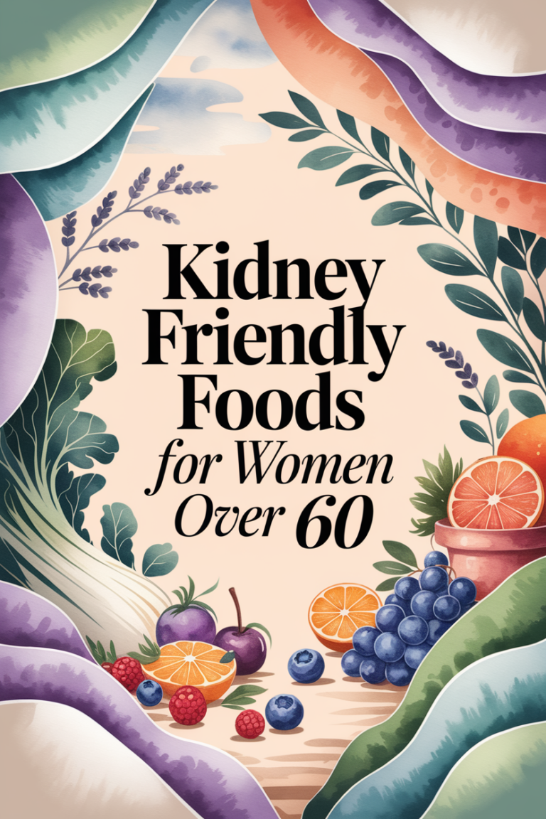 kidney friendly foods for women over 60