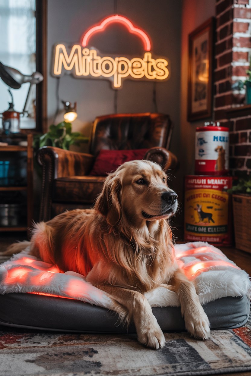 mitopets red light therapy pad