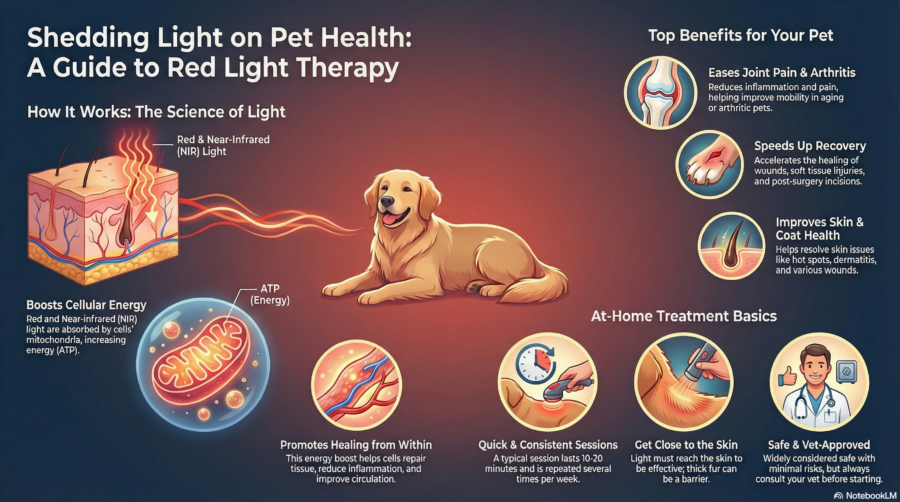 red light therapy for dogs