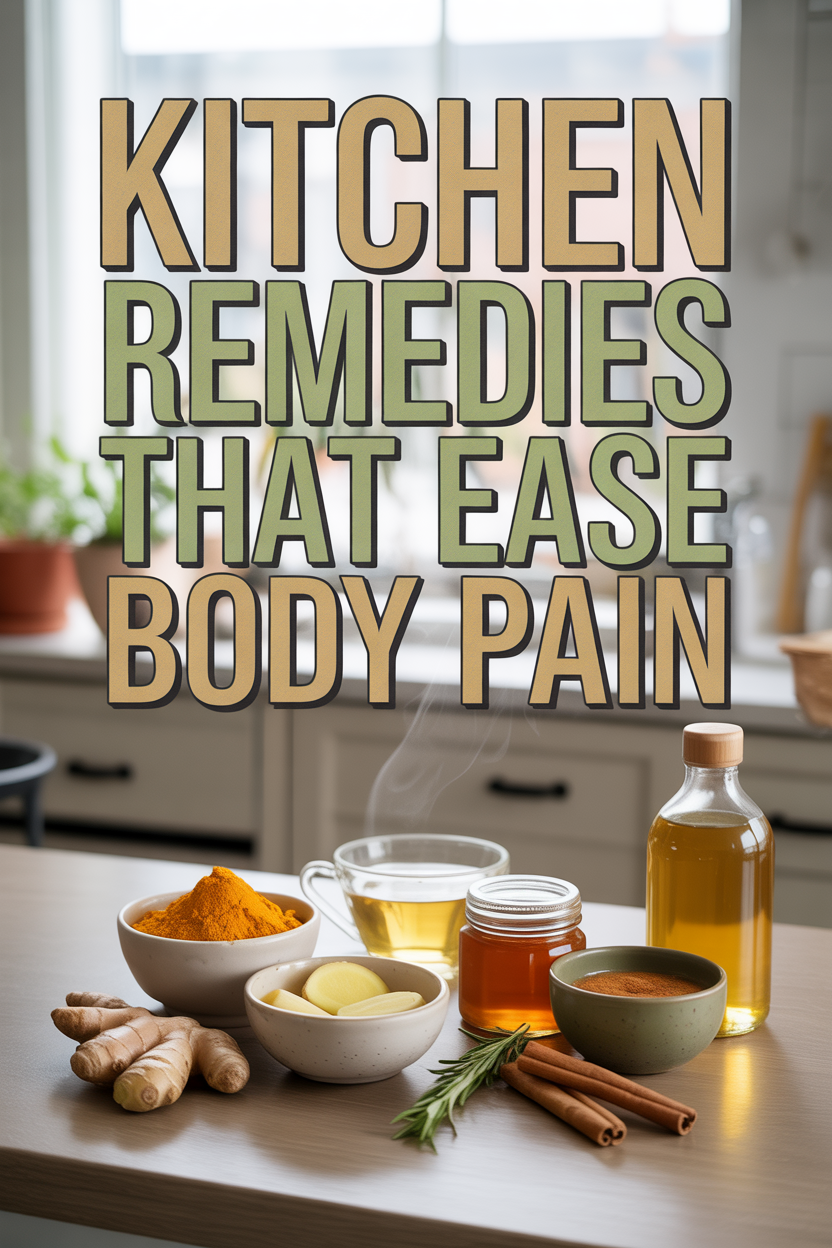 10 Kitchen Ingredients That Banish Body Aches Fast 3 Can I Find Pain Relief in My Kitchen?
