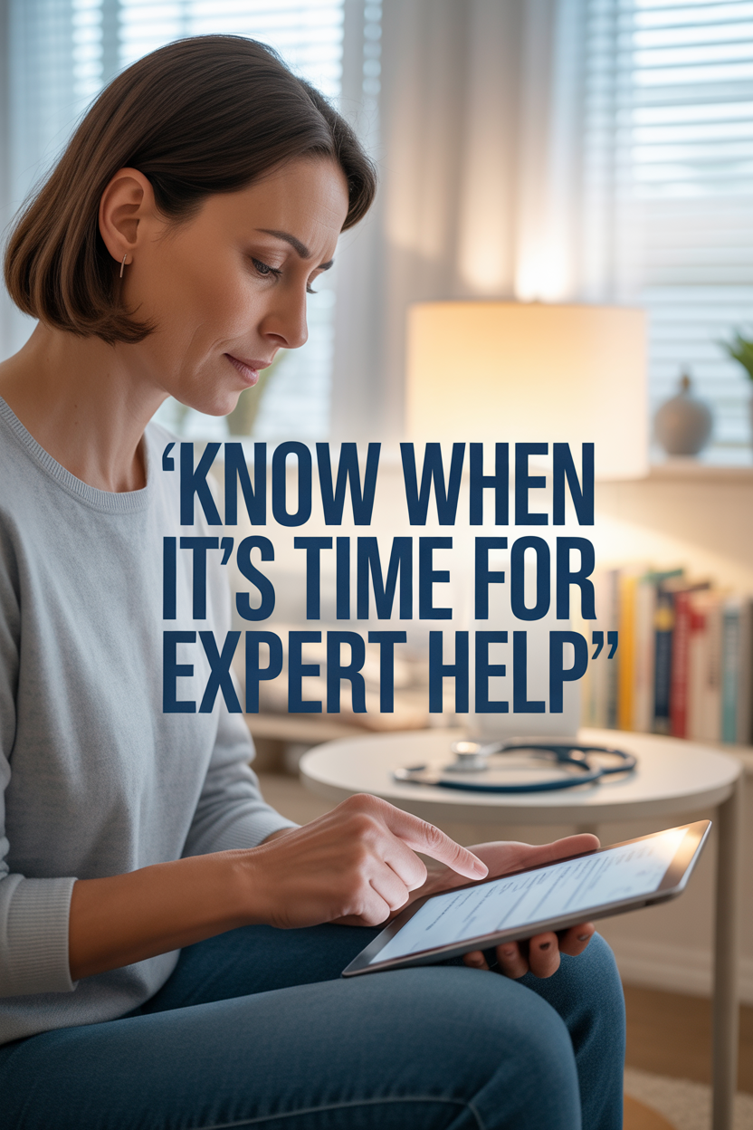 When to Seek Professional Help