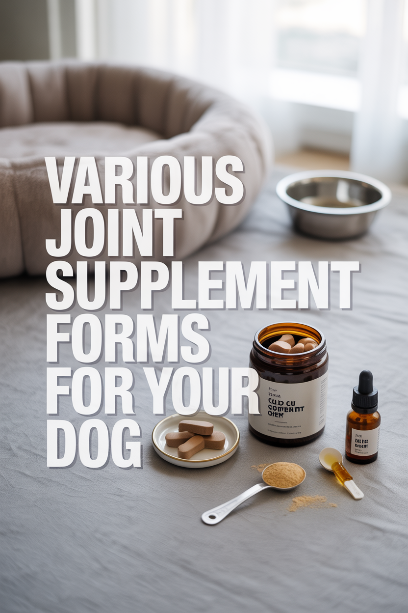 7 Essential Dog Joint Supplements Your Vet Doesn't Want You to Miss 22 Supplement Forms: Choosing the Right Delivery Method