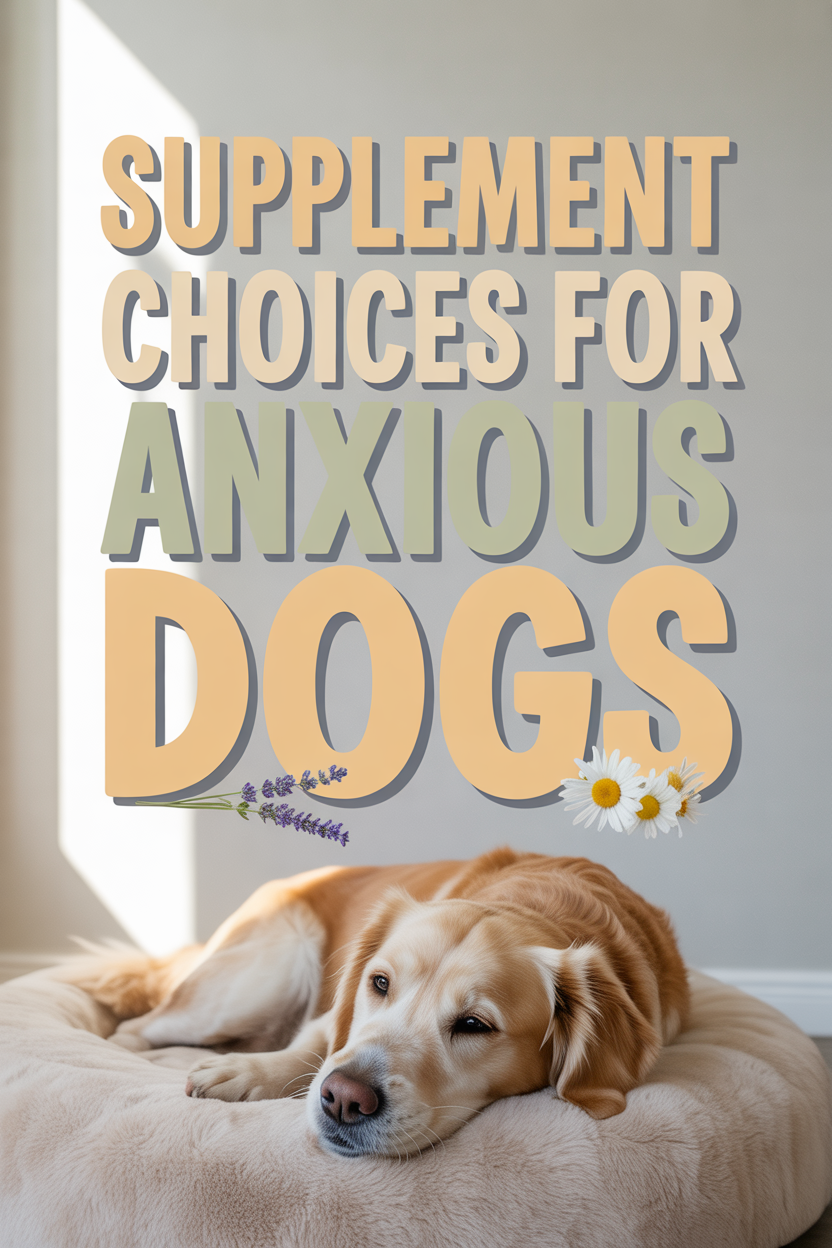 7 Natural Remedies to Calm Your Anxious Dog (That Actually Work) 12 Supplement Forms: What Works Best for Your Dog
