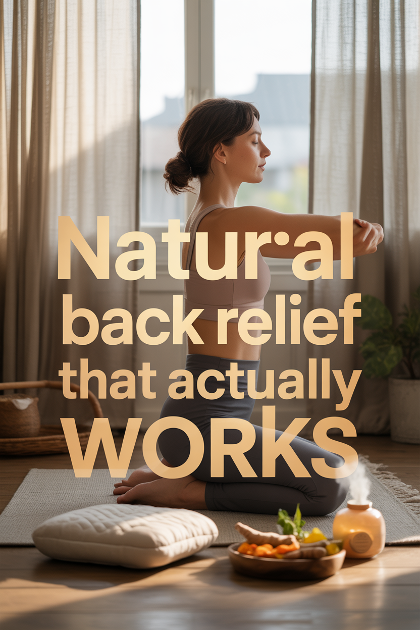 Ouch! My Aching Back: Natural Home Remedies That Actually Work