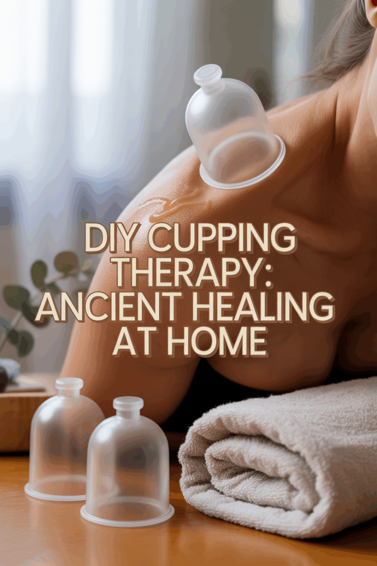 DIY Cupping Therapy: Bring Ancient Healing Into Your Home Without Breaking the Bank