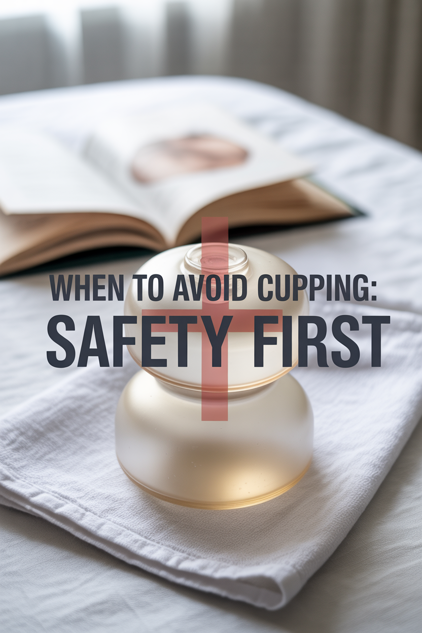When to Skip Cupping: Contraindications and Precautions