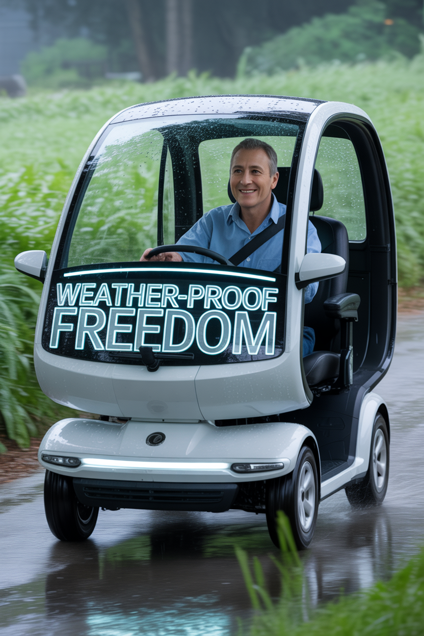 Embrace All-Weather Freedom: The Unmatched Perks of Enclosed Mobility Scooters