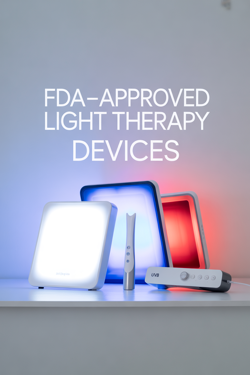 FDA Approved Light Therapy: 7 Science-Backed Treatments That Actually Work 27 Types of FDA-Approved Light Therapy Devices
