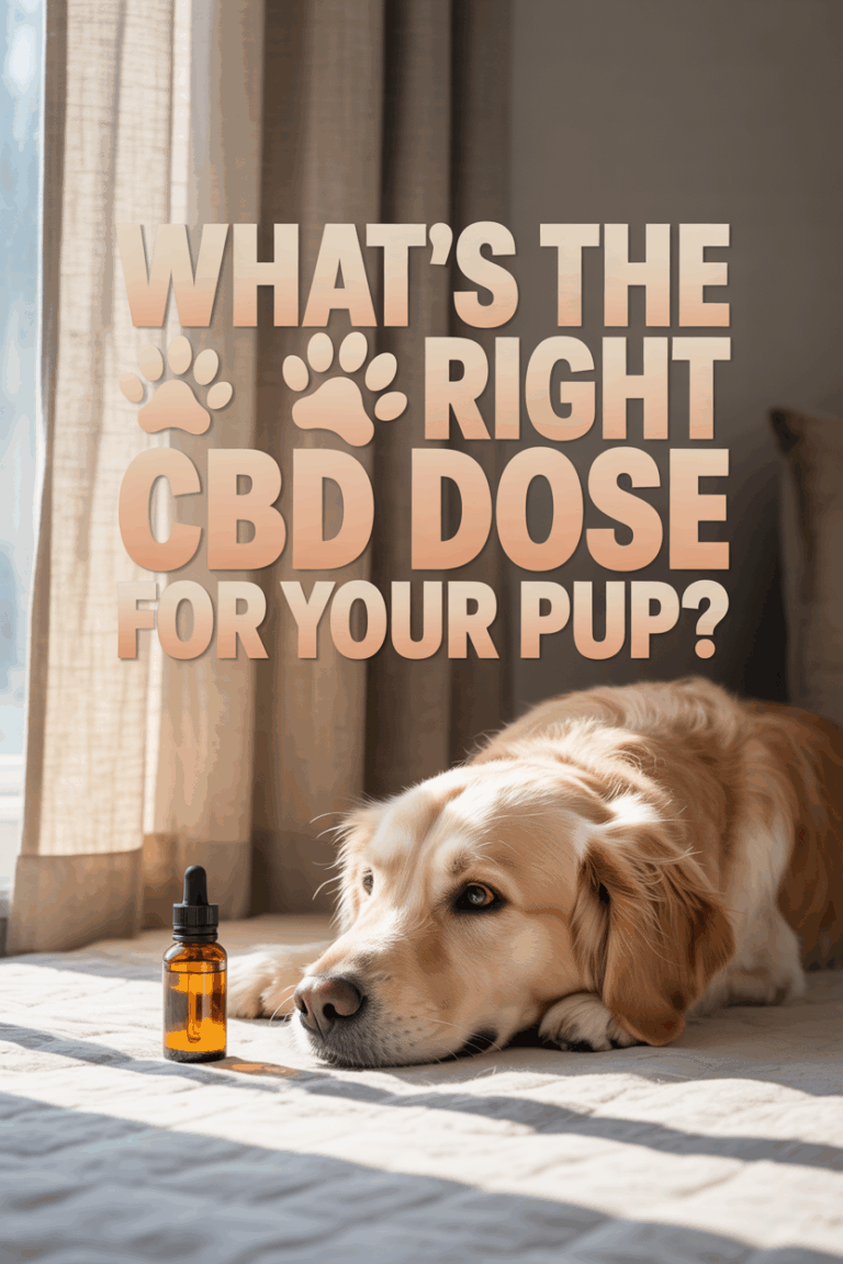 Finding the Perfect CBD Dose for Your Dog: What Vets Won’t Tell You