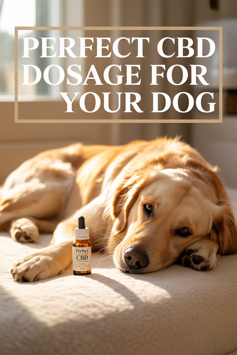 Finding the Perfect CBD Dose for Your Dog: What Vets Won't Tell You 2 CBD Dosage for Dogs: A Complete Guide to Safe and Effective Use (Plus a Few Tail-Wagging Tips!)