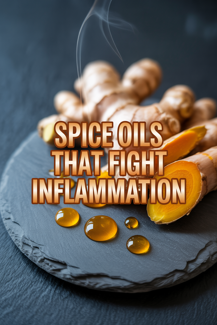 Ginger and Turmeric Oils for Inflammatory Pain