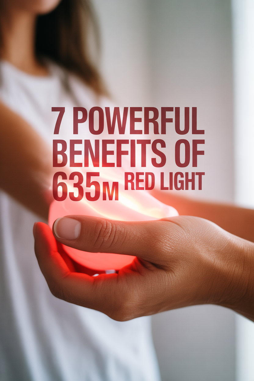 Key Benefits of 635nm Red Light Therapy
