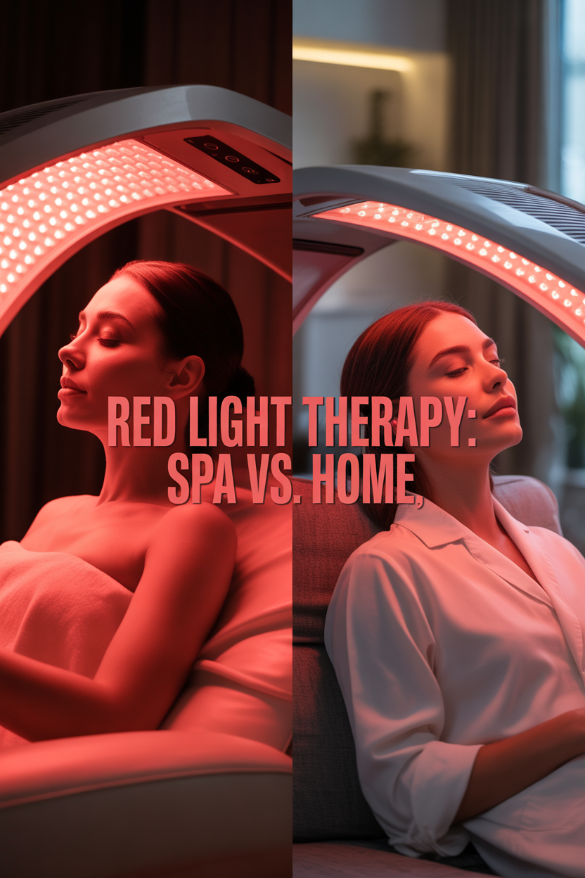 Professional 635nm Red Light Treatments vs. Home Devices