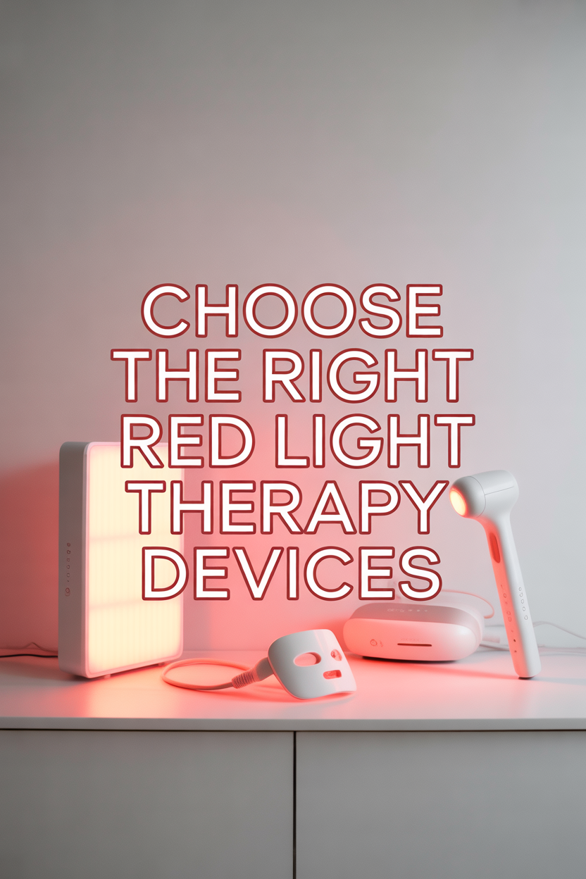Selecting the Right Red Light Therapy Devices