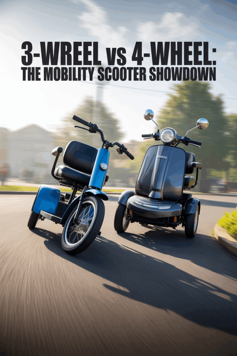 3-Wheel vs 4-Wheel Mobility Scooter Duel (Safety Sacrifice?)