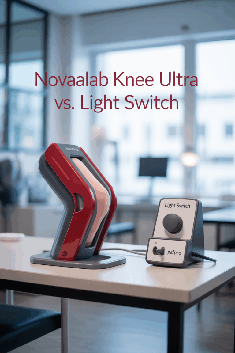 Best for Knee Pain? NOVAA Knee vs Light Switch Red Light Therapy