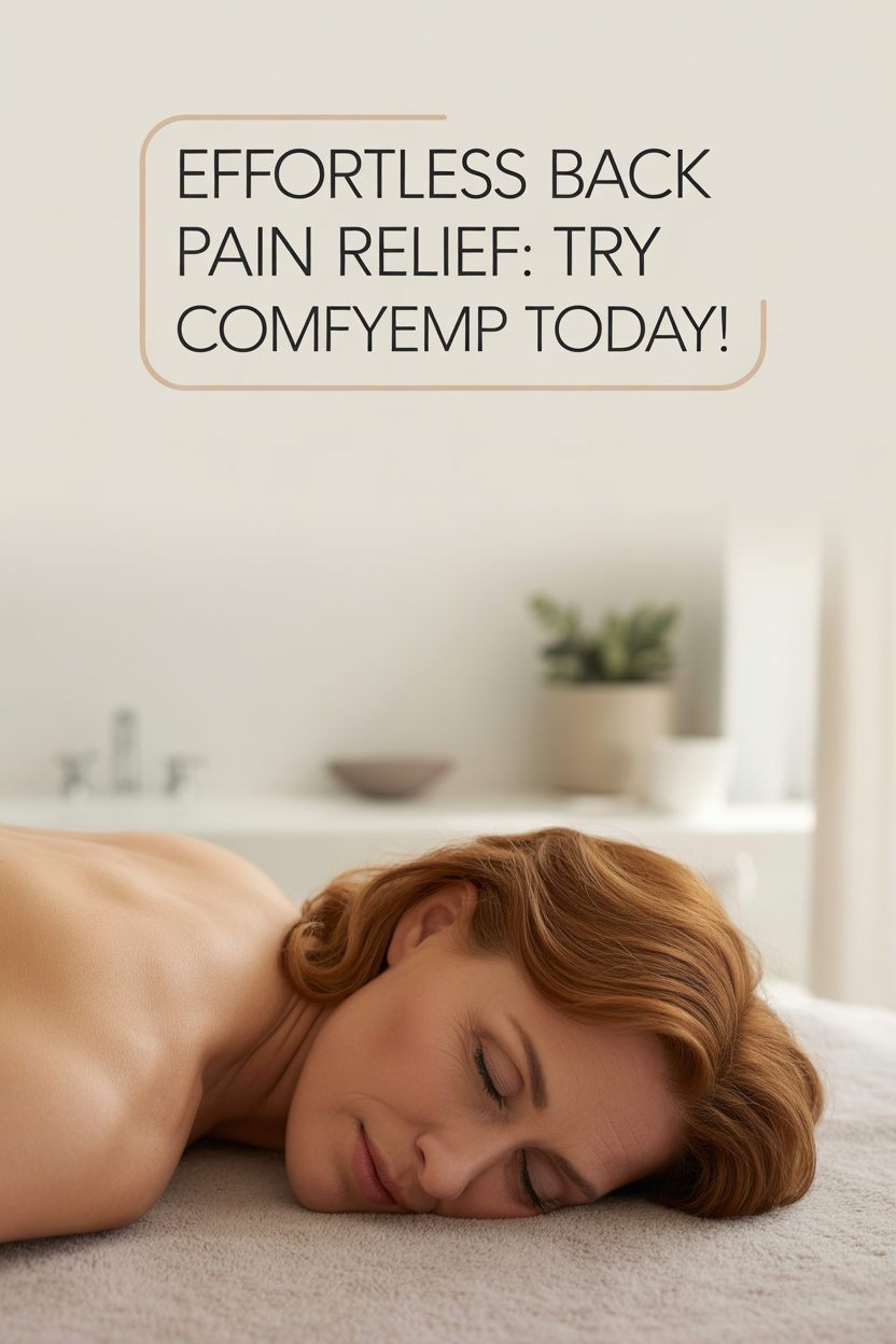 Why the Comfytemp Stands Out for Back Pain Relief