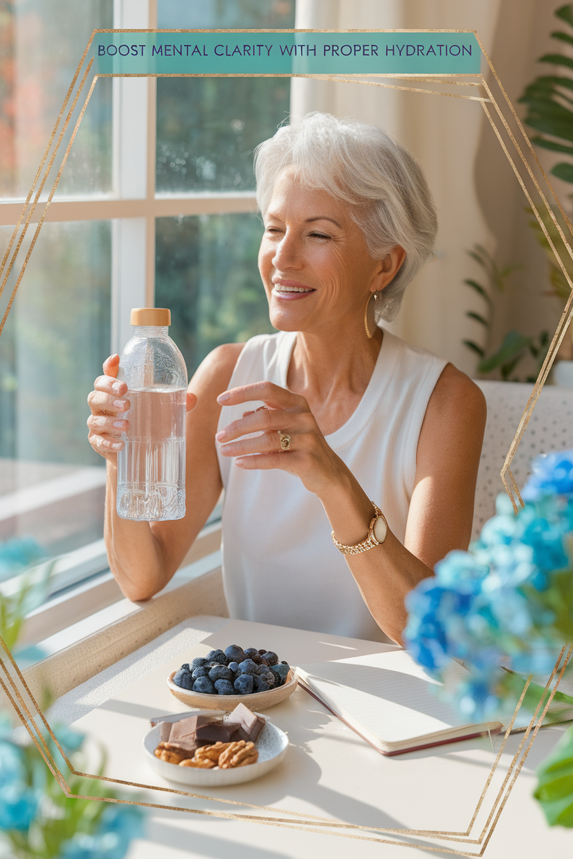 How to Boost Mental Clarity with Brain Food for Women Over 60 8 6 – Hydration Habits Enhance Brain Function