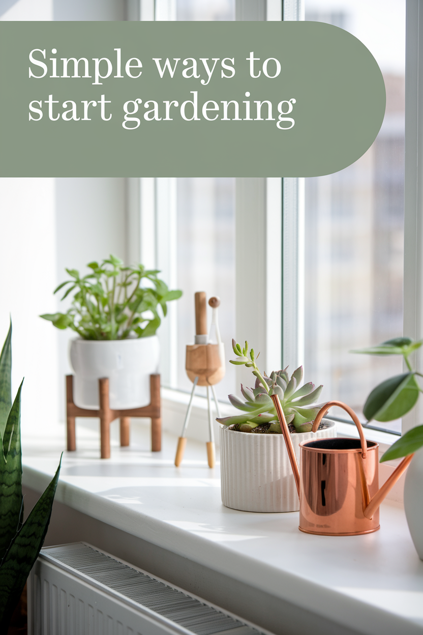 15) Try gardening, even if it’s just a small plant