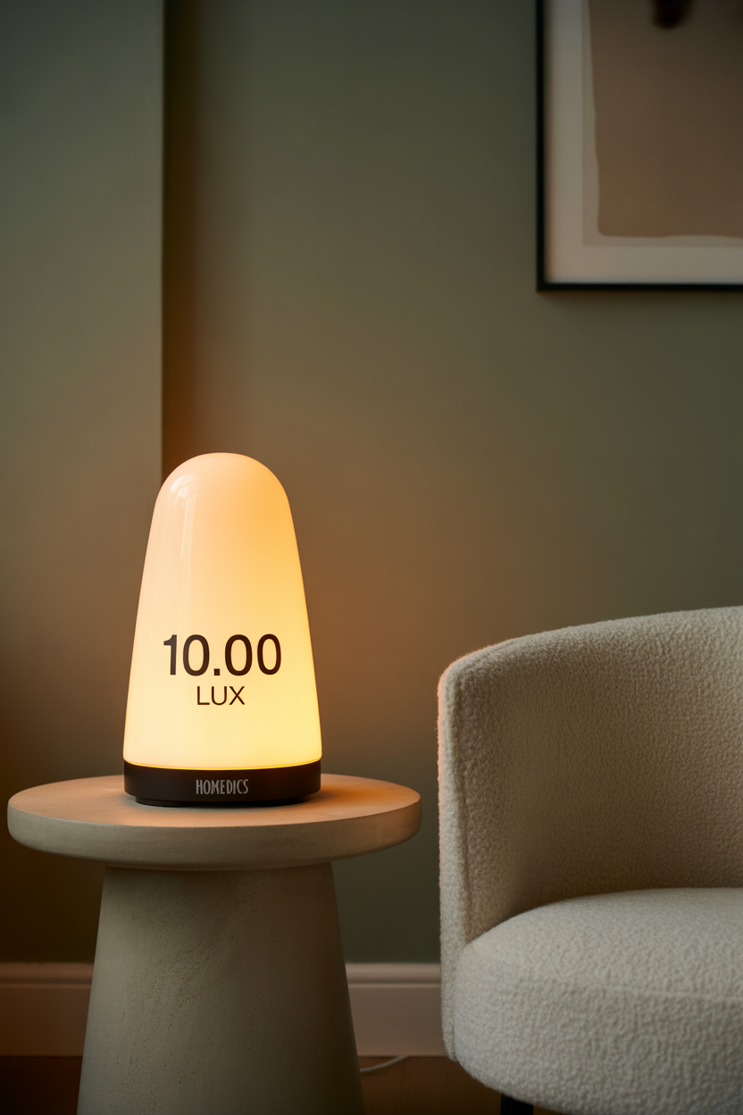 Homedics Light Therapy Lamp