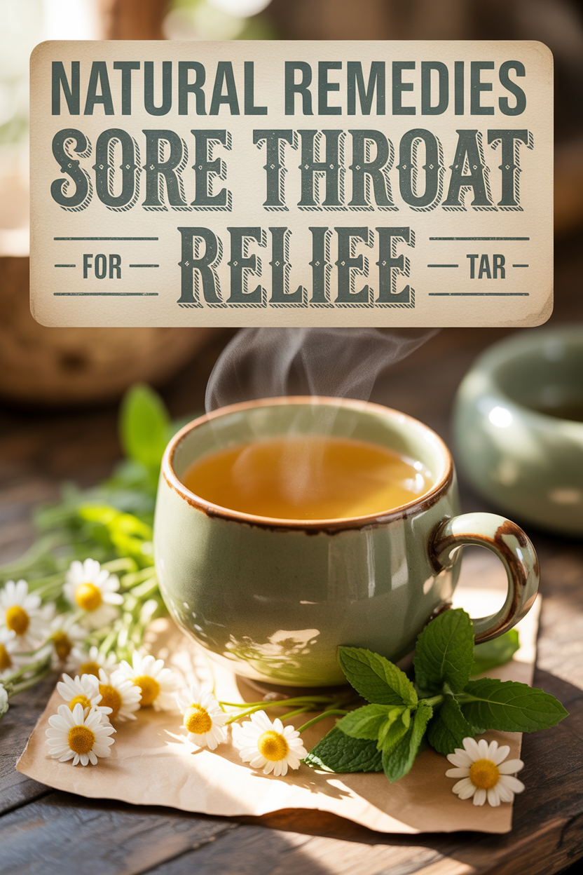 Embrace Natural Relief for Your Sore Throat