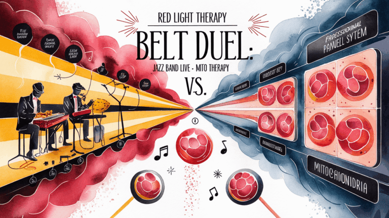 Red Light Therapy Belt Duel: Jazz Band Live vs. Mito Therapy