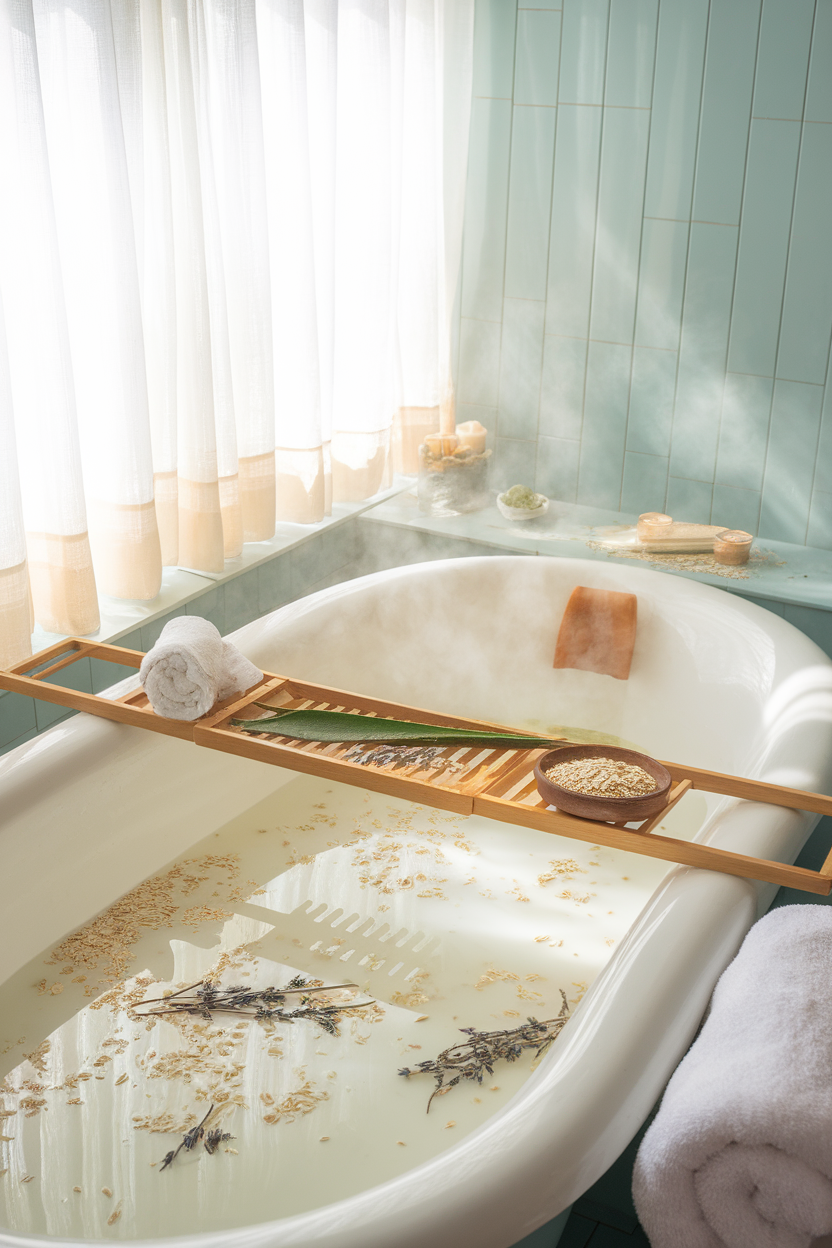 How to Soothe Painful Sunburn with Natural Relief Remedies 5 5 – Oatmeal Baths Calm Inflamed Skin