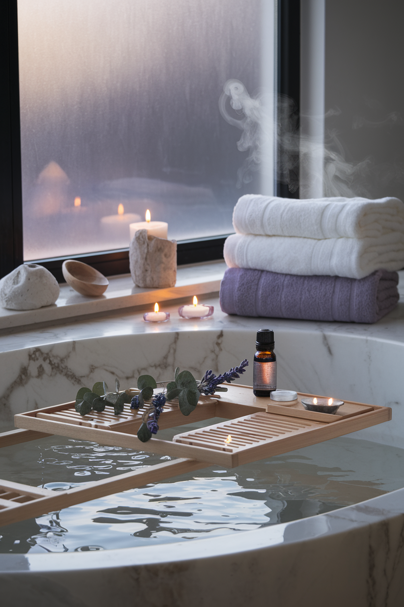 15 Self Care Ideas for 60+ Year Old Women (That Wont Hurt Your Knees) 9 13) Take A Relaxing Bath With Essential Oils