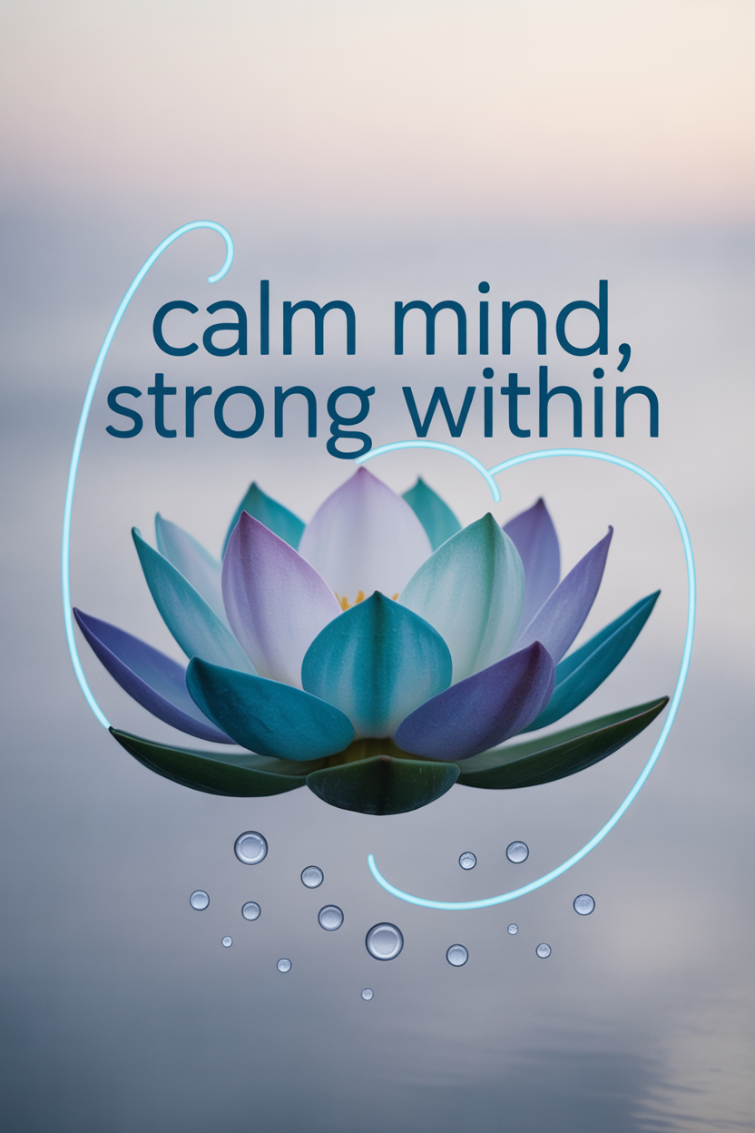 15 Calming Quotes (for Inner Peace) 3 2) “You Must Learn To Let Go. Release The Stress. You were never in control anyway.” – Steve Maraboli