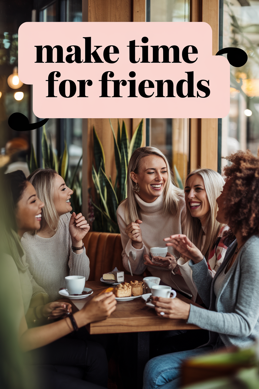11) Dedicate Time To Meet With Friends