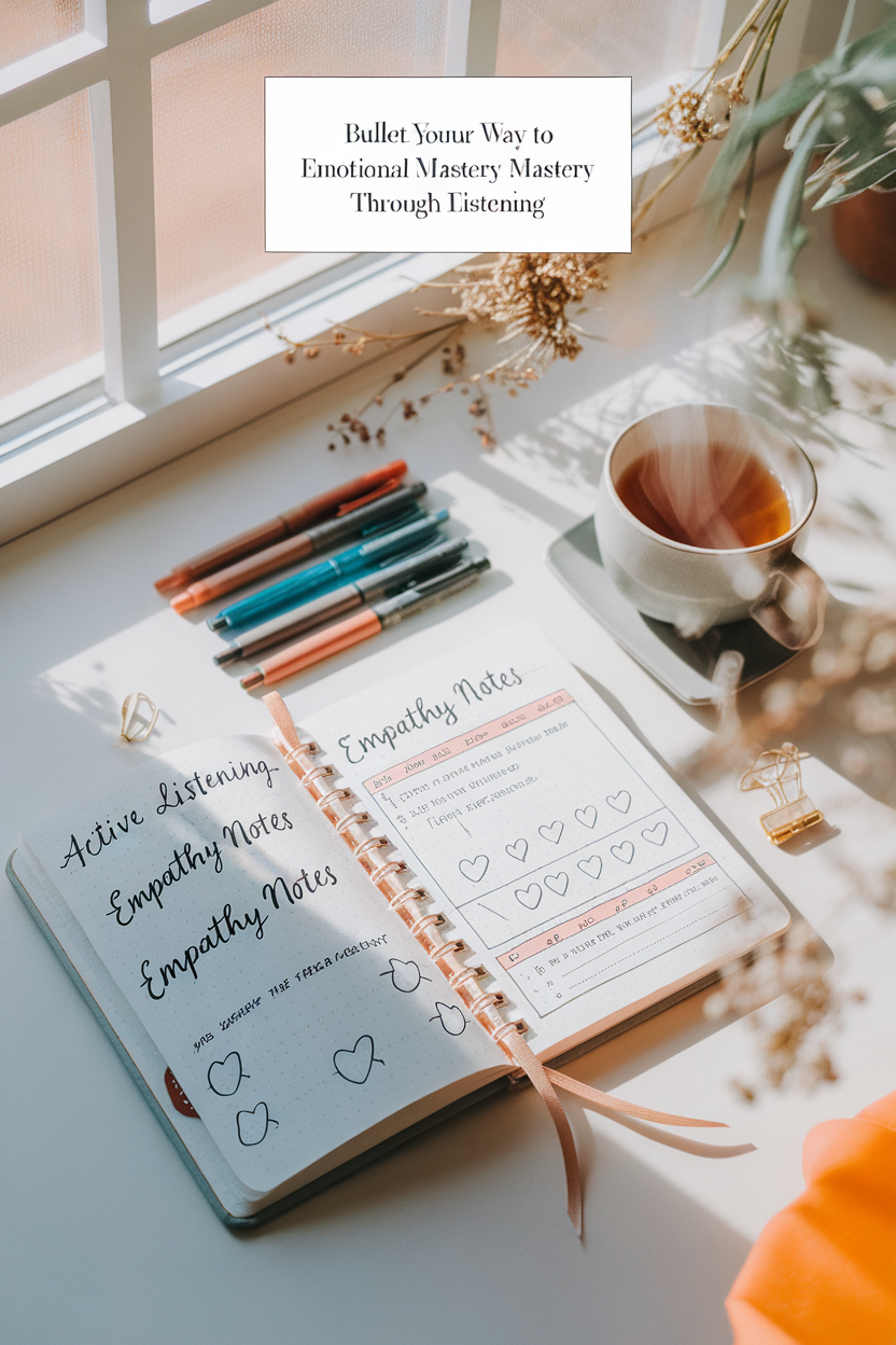 How to Master Your Emotions with a Bullet Journal System 10 Develop Empathy Through Active Listening