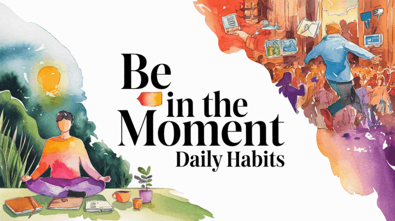 7 How to Be in the Moment Daily Habits (Feel Alive Again)