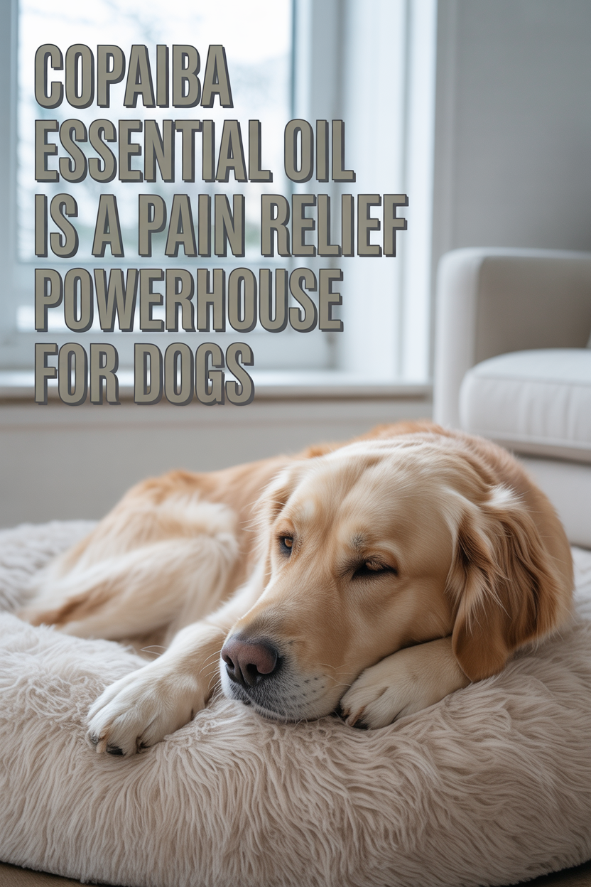 Your Dog's Secret to Natural Pain Relief (That Actually Works!) 7 Copaiba Oil: The Overachiever of Pain Relief