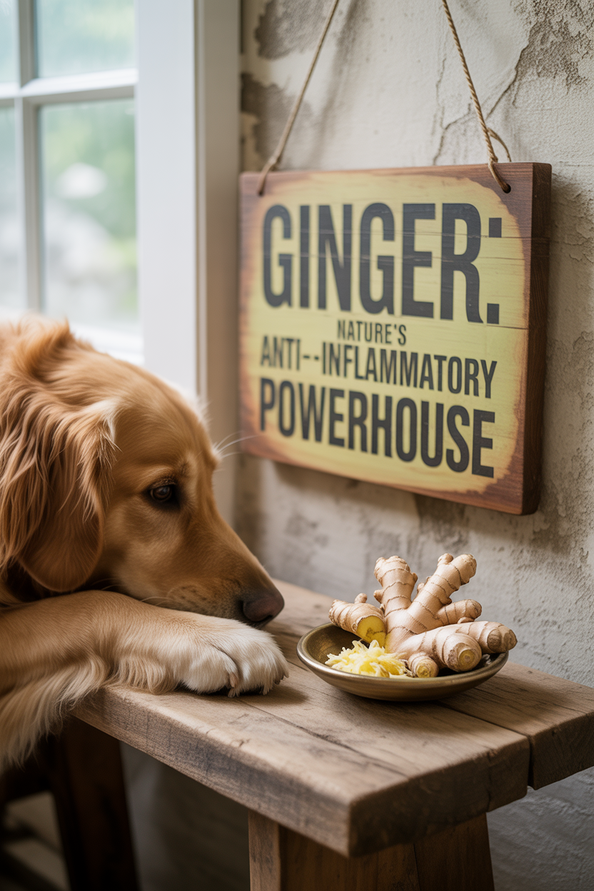 Simple Herbal Remedies That Actually Help Your Dog's Pain (Without the Scary Side Effects) 5 What Makes Ginger Such Powerful Natural Anti-Inflammatory Relief?